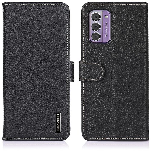 INORCO Stand Wallet Shell za Nokia G42 TPU + ovitek za telefon iz pravega govejega usnja, (22035968) Slike