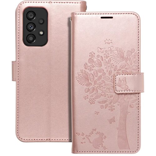 forcell MEZZO preklopna torbica za SAMSUNG GALAXY A53 5G drevo rose gold Cene