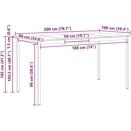  Stol za bar Bijelo 110 x 55 x 105 cm Čvrsto borovo drvo Slike