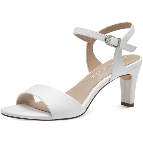 Tamaris Sandali s paščki bela Cene