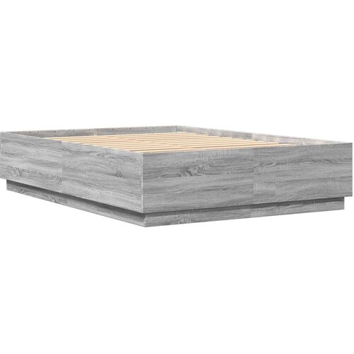 vidaXL Okvir za krevet boja hrasta 120 x 200 cm od konstruiranog drva Cene