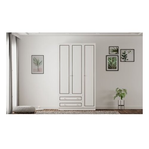 Hanah home Ormar Rb-093-01, 105x180x52 cm, Bijeli Slike