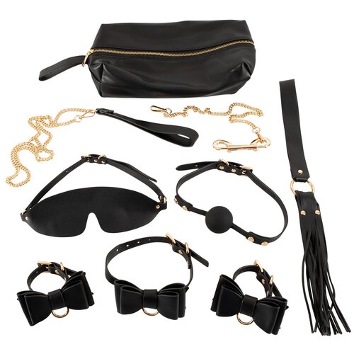 Bad Kitty BDSM Set sa torbicom, 7 komada, Crni Cene