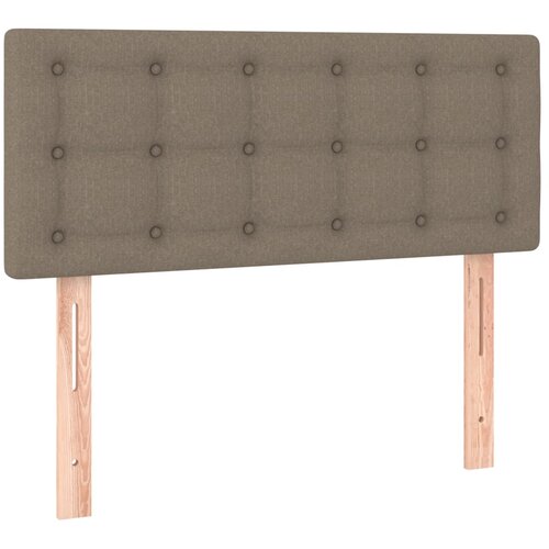  LED uzglavlje smeđesivo 90x5x78/88 cm od tkanine Slike