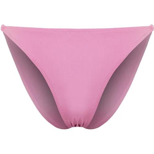 Trendyol Pink Gathered Bikini Bottoms