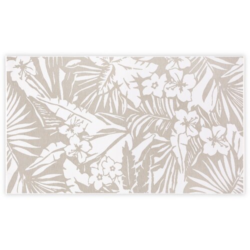 Lessentiel Maison peškir za plažu 100x180cm Svetlobraon-Beli Slike