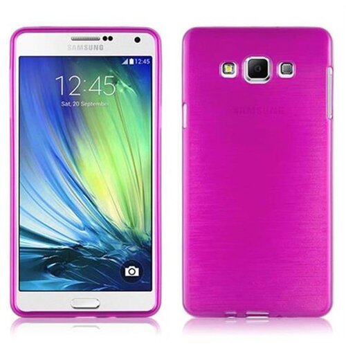 Cadorabo Ohi&scaron;je, združljiv s Samsungom v Pink - za&scaron;čitni pokrov iz fleksibilnega silikona TPU v bru&scaron;enem dizajnu, (20572321) Cene