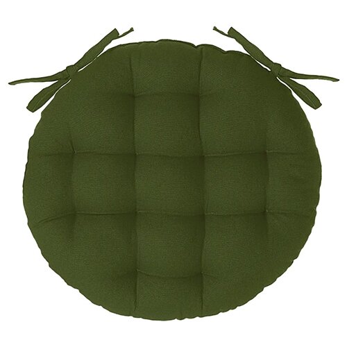 Atmosphera jastuk sedalica za stolicu okrugli 38x6,5cm pamuk zelena 131649K Slike