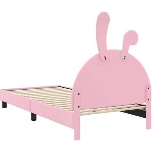  Krevet za djecu s uzglavljem Ružičasta 90 x 200 cm PU Slike