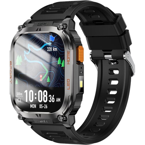 INF GPS Športna Pametna Ura z Natančnim Sledenjem in Dolgo Življenjsko Dobo Baterije Black, (5000071824) Cene