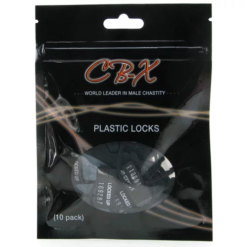 CB-X Chastity Cage Disposable Locks 10 pcs