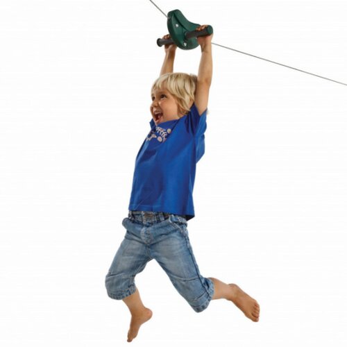 Jungle Gym ZIP Line - spu&scaron;talica za decu crvena Cene