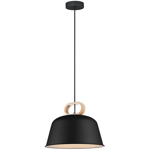 Luster na sajli CLIP 1xE27/40W/230V crna/braon Slike