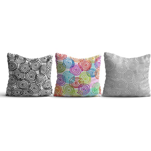 Opviq set 3 jastučnice 43x43cm Šareni Cene