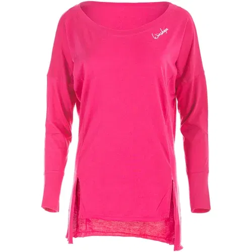 Winshape Tehnička sportska majica 'MCS003' roza / bijela