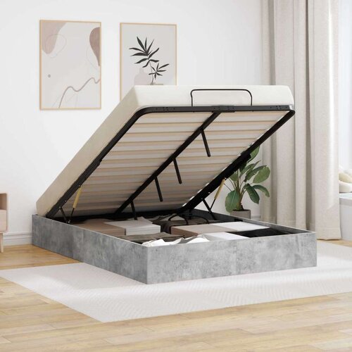  Otoman krevet s pohranom Beton 193 x 120 x 25 cm Iverica Cene
