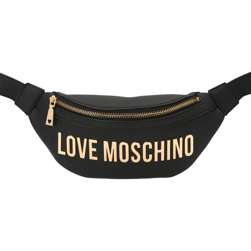 Love Moschino Pojasna torbica 'BOLD LOVE' zlatna / crna