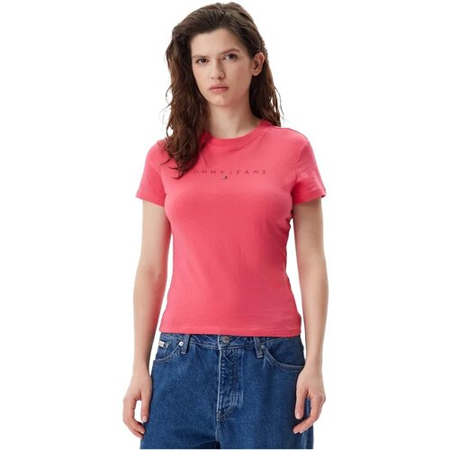 Tommy Jeans Majice &amp;amp; Polo majice DW0DW20315 Rožnata Slike