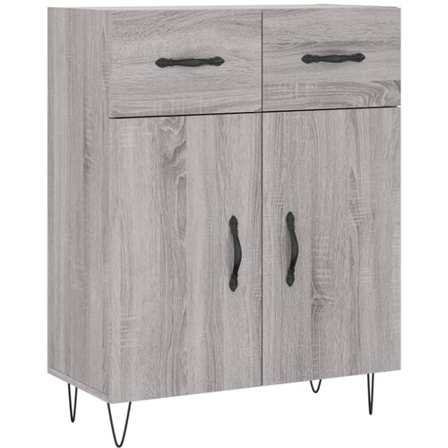 Maison Chic Komoda - Predalnik siva sonoma 69,5x34x90 cm inženirski les, (21718076) Cene