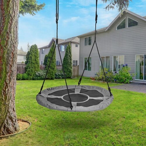 ECO TOYS dečija ba&amp;scaron;tenska ljulja&amp;scaron;ka gray Slike