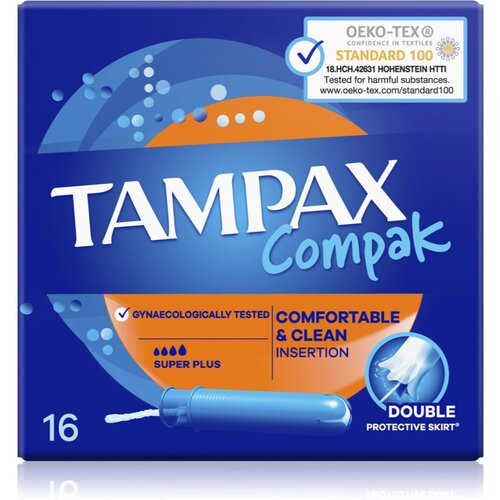 Tampax Compak Super Plus tamponi z aplikatorjem 16 kos Cene