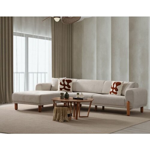 Atelier Del Sofa lyke left - cream cream corner sofa-bed Cene