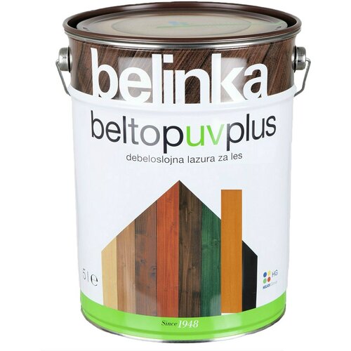 Belinka Debeloslojna lazura za les BELTOP UV PLUS (5 l, macesen, št.8) Cene