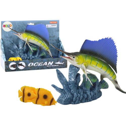  Figurine Fish Swordfish Swordfish Coral Reef Fish Cene