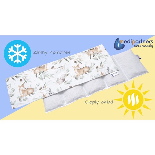 Medi Partners Thermofor with cherry seeds large 20x60 - 5 chamber - Deer in the leaves Cene