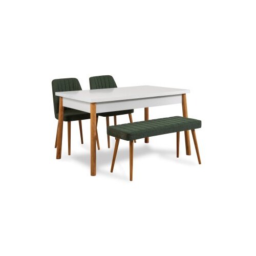Hanah home trpezarijski set costa atlantic white-green Cene
