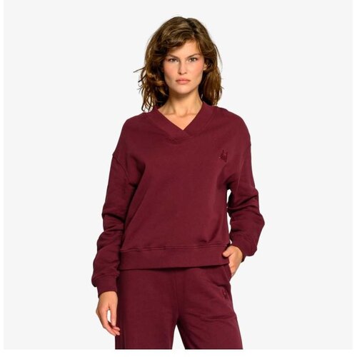 Dot ladies v neck sweatshirt Slike