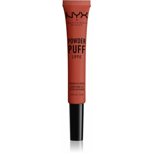 NYX Professional Makeup Powder Puff Lippie šminka z mat učinkom tekoče rdečilo za ustnice šminka 12 ml odtenek 04 Squad Goals za ženske