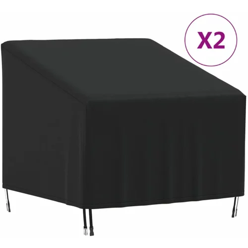 vidaXL Pokrivalo za vrtni stol 2 kosa 90x90x50/75 cm 420D oxford