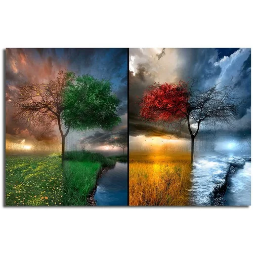 Horizon Slika na platnu Seasons, 70 x 45 cm