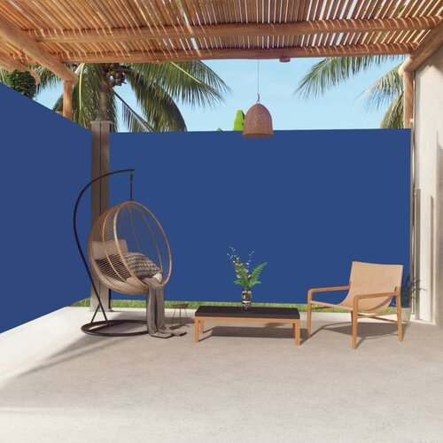 vidaXL Uvlačiva bočna tenda plava 220 x 600 cm Cijene