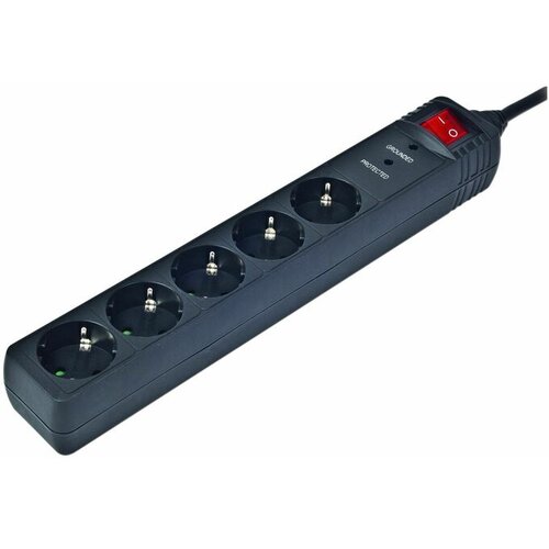 Energenie prenapetostna zaščita 5x220V 1,5m s stikalom črna SPG5-C-5 Cene