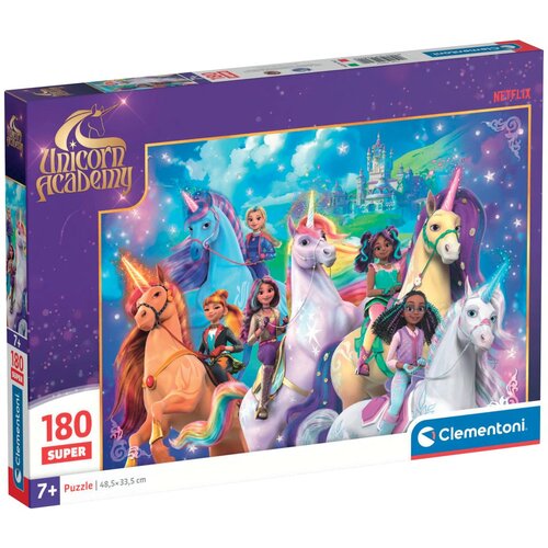 Clementoni Unicorn Akademija grupna slika puzzle od 180 dijelova - Slike