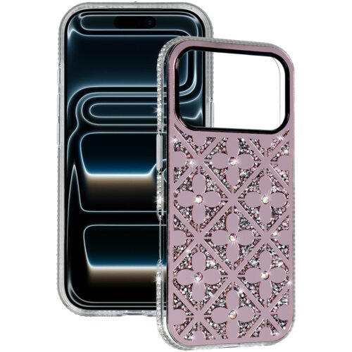 Onasi Diamond Flower ovitek za Samsung Galaxy S26 Ultra 5G - roza Cene
