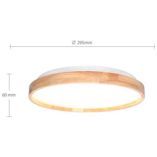  Brilagi - LED plafonsko svetlo ALSON LED/24W/230V hrast Slike