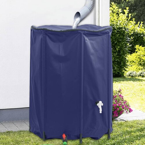  Spremnik za vodu sa slavinom sklopivi 1350 L PVC Slike