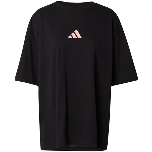 Adidas Funkcionalna majica svetlo roza / črna