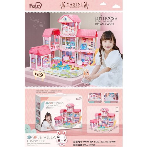  Kućica za lutke MEGA Princess House + dodaci Cijene