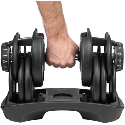 Rebel ACTIVE Podesiva liveno-gvozdena bučica sa automatskim sistemom, 24 kg, model RBA-2303 Cene