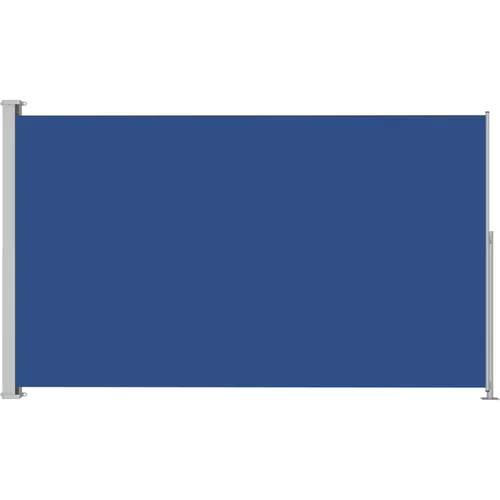 vidaXL Zložljiva stranska tenda za teraso 220x300 cm modra, (20966123)