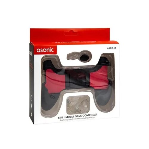 Asonic AS-PG51 Crni kontroler adapter 5u1 za mobitel Slike