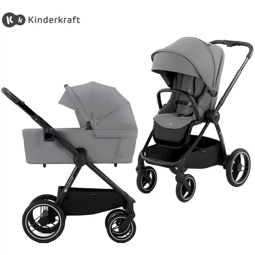 Kinderkraft select otroški voziček 2v1 nea™ platinium grey