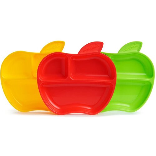 Munchkin Apple deljeni krožnik 6 m+ 3 kos Cene