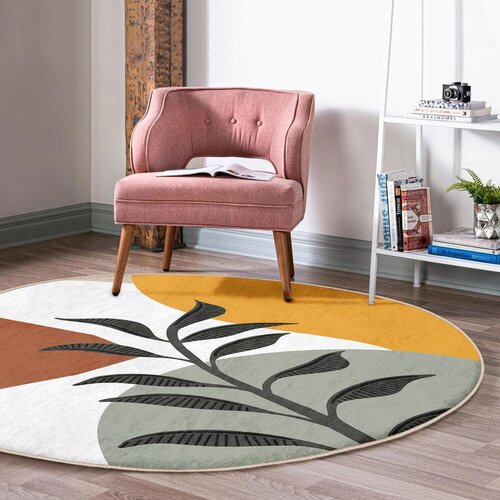 Mila Home Pralna/primerna za robotski sesalnik okrogla preproga &amp;oslash; 80 cm Comfort &amp;ndash; Slike