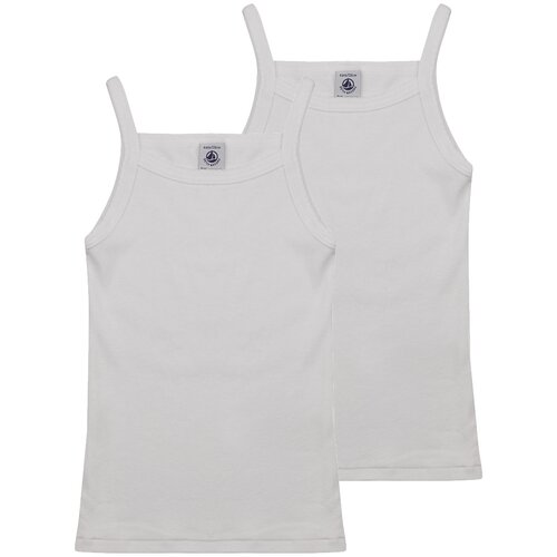 Petit Bateau Majice brez rokavov A0AA6 X2 Bela Cene