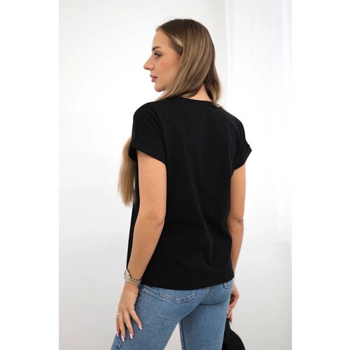 Kesi Shopping blouse is my cardio black Cene